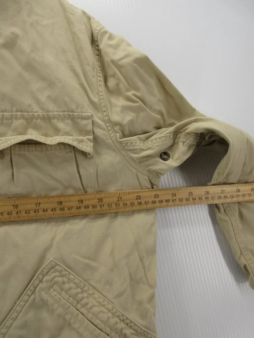 VTG Timberland Jacket Small Weathergear Barn Chore Leather Collar * - Picture 6 of 16